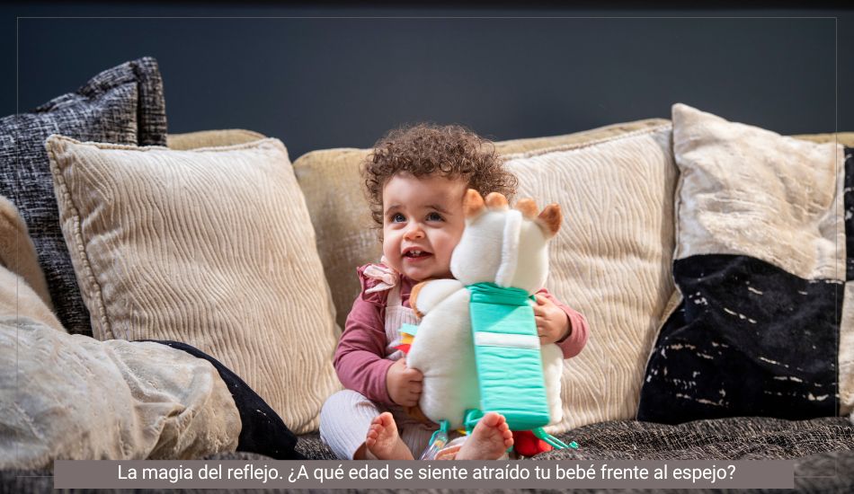 La magia del reflejo. ¿A qué edad se siente atraído tu bebé frente al espejo?