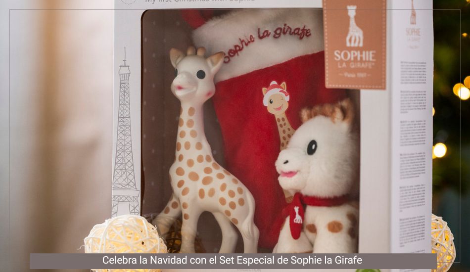 Celebra la Navidad con el Set Especial de Sophie la Girafe: Un Regalo Perfecto para los Más Pequeño