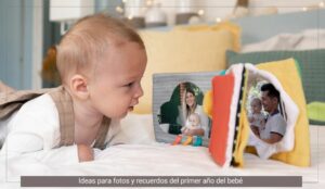 ideas para fotos y recuerdos del primer año del bebe